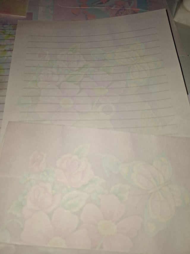 Lote 9 hojas perfumadas años 80