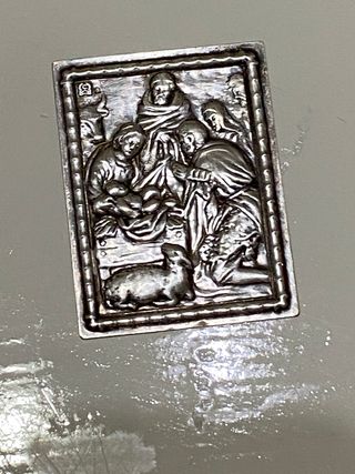 Conjunto 5 Placas Prata (Motivos religiosos)