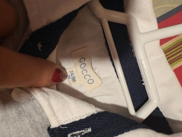 Polo rayas marinero niño