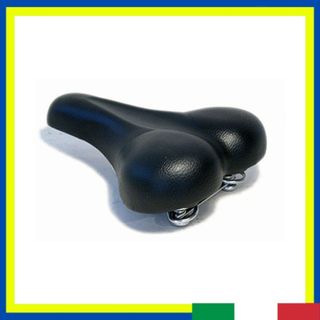 SELLA CICLO OLANDA CITY BIKE NERA CON MOLLE