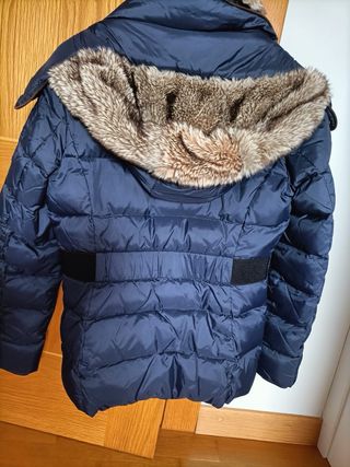 Chaqueta Esprit azul con capucha