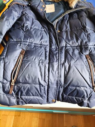 Chaqueta Esprit azul con capucha