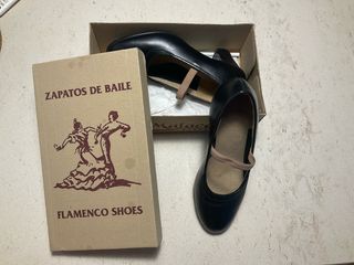 Zapatos Flamenco Piel Nº37 Sin Estrenar