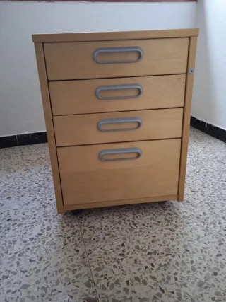 Cajonera de escritorio madera