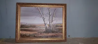 Pintura al óleo paisaje natural