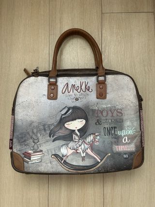Maletín Anekke estampado niña y caballo