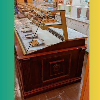 Vitrina expositora refrigerada doble pastelería