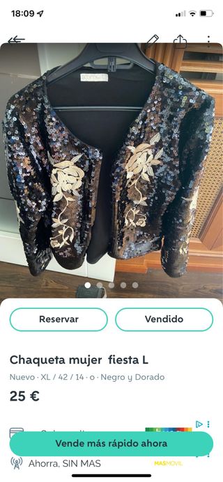 Chaqueta de fiesta