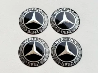 52mm Emblemas Mercedes para  Tapacubos Tapabujes