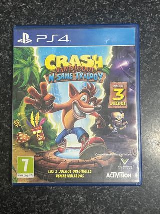 PS4 Crash Bandicoot N. Sane Trilogy Juego