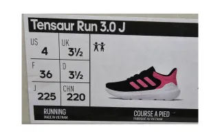 Zapatillas deportivas Adidas negras y rosas