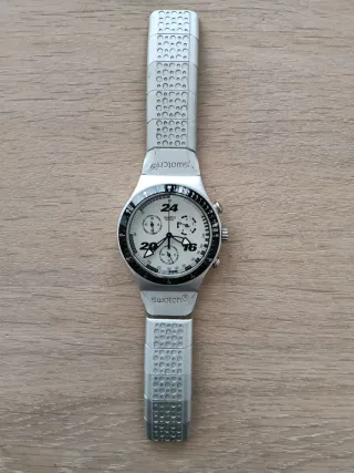 Cronografo Swatch Irony in alluminio. Collezionisti