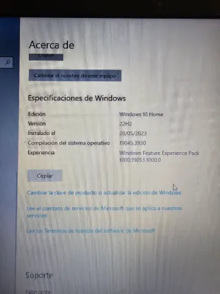 Portátil HP Windows 10 Home