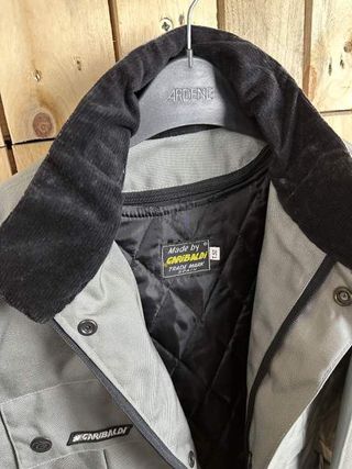 CHAQUETA T-L MOTO GARIBALDE GRIS IMPERMEBLE 