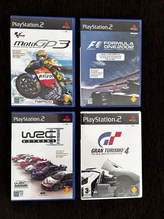 Pack 4 Juegos PS2 Carreras