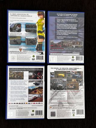 Pack 4 Juegos PS2 Carreras