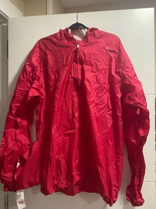 Chubasquero Quechua Rojo Mujer