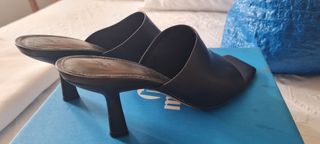 Sandalias de piel H&M negras