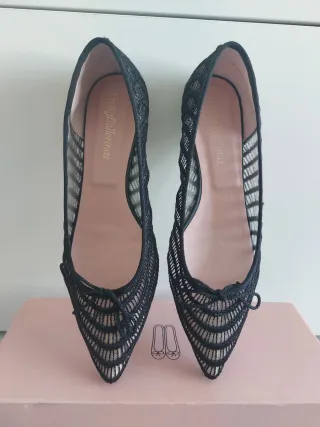 Pretty Ballerinas Bailarinas Negras Talla 40