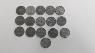 16 Monedas 10 Céntimos 1940