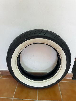 Neumático Dunlop Harley Davidson Blanco