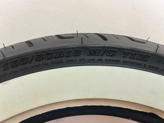 Neumático Dunlop Harley Davidson Blanco
