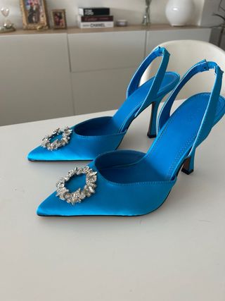 Zapatos ASOS joya azul y plateado