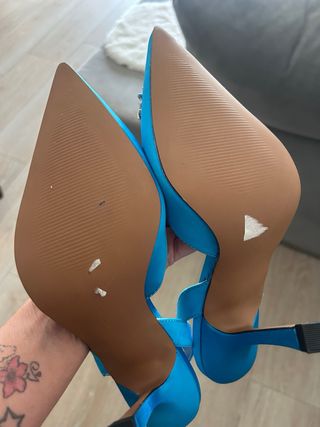 Zapatos ASOS joya azul y plateado