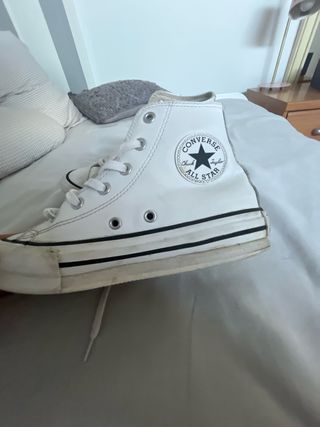 Zapatos Converse Blancos Niña