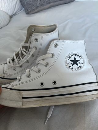 Zapatos Converse Blancos Niña