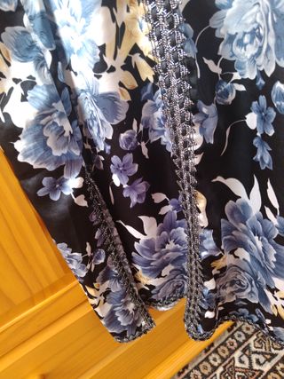 Vestido largo estampado floral