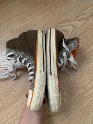 Converse Marrones y Naranjas Talla 41