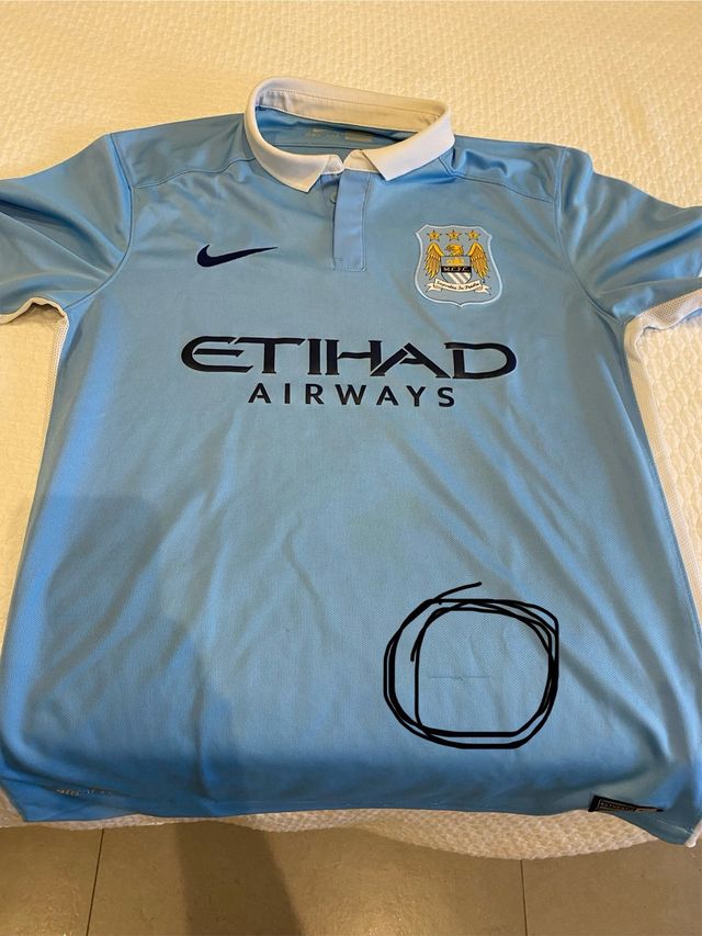 Camiseta Manchester City Nike Talla M