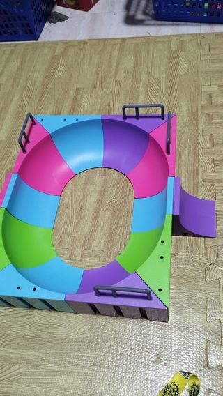 Conjunto de rampas,patinetes y bici de dedo