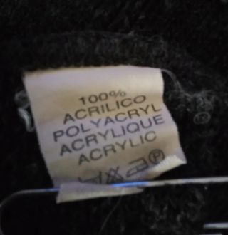 Sciarpa Lee Grigio Scuro Larga 34x150cm