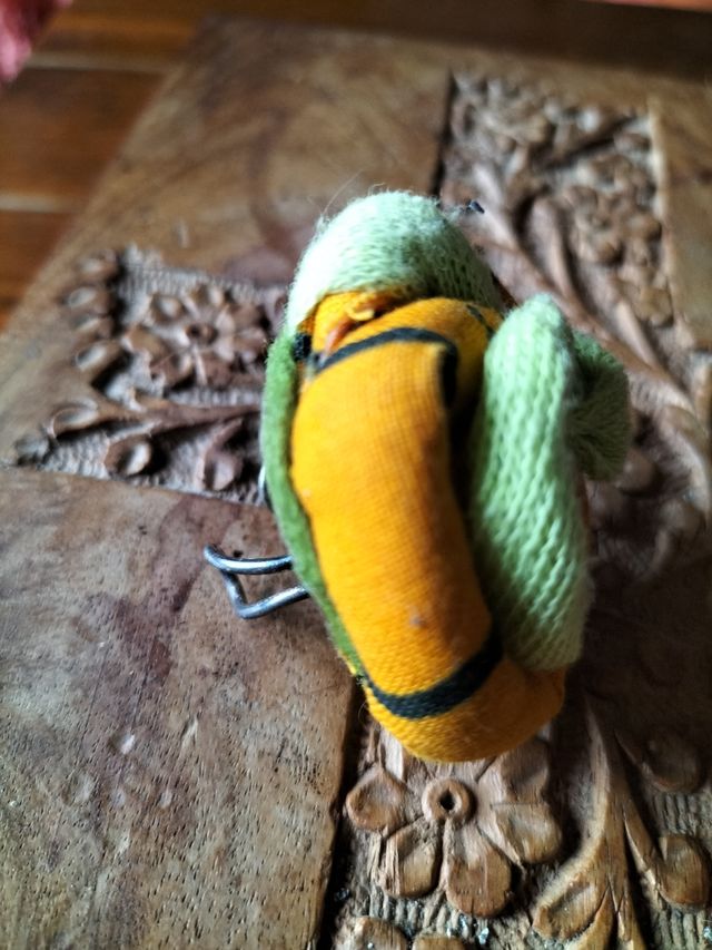 Anillo tela africana hecho a mano