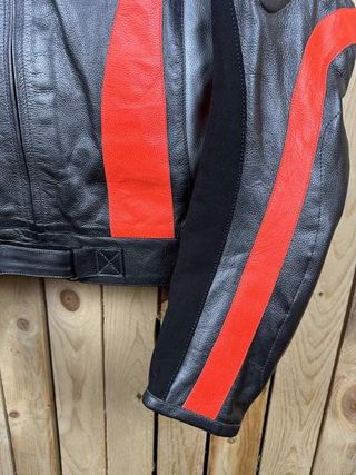 CHAQUETA T-L DE MOTO COMPETICION GARIBALDI ROJO 