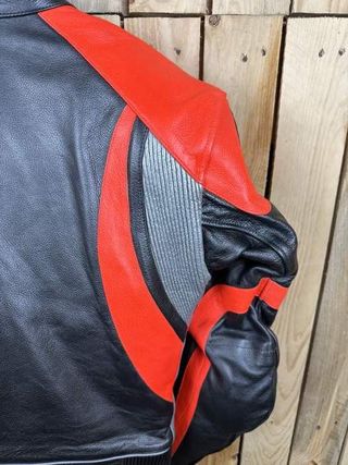 CHAQUETA T-L DE MOTO COMPETICION GARIBALDI ROJO 