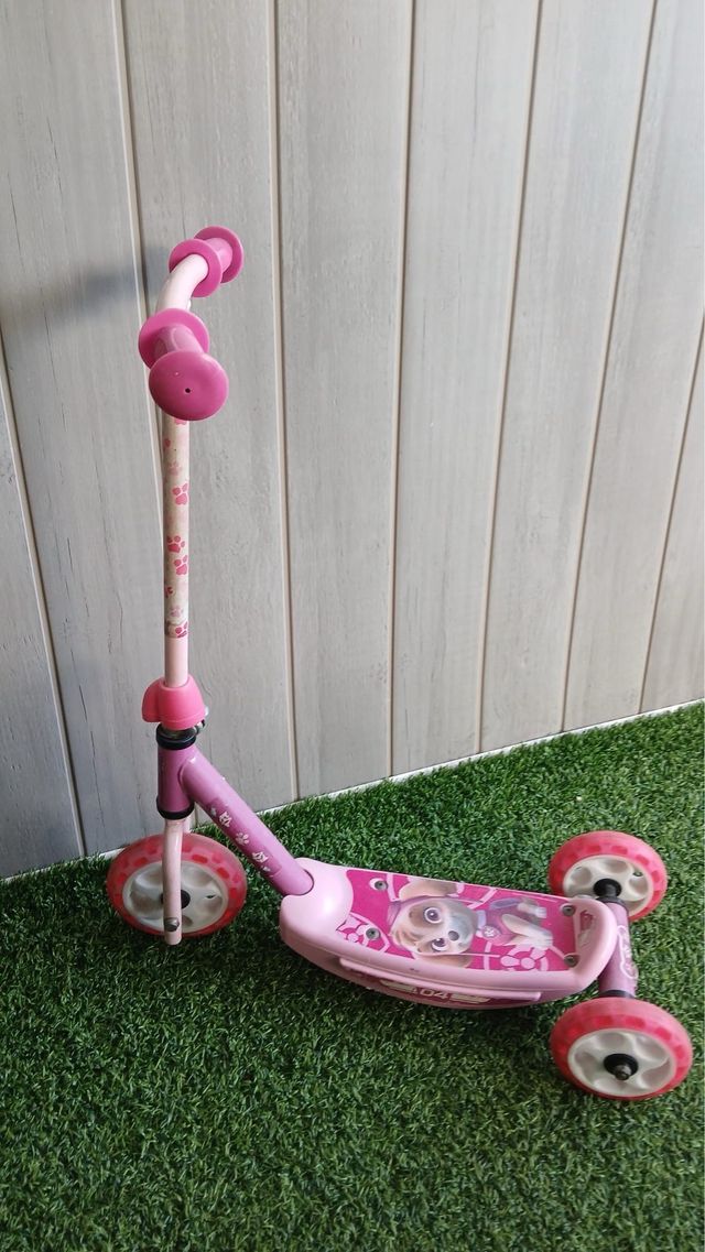 Patinete infantil 3 ruedas Paw Patrol