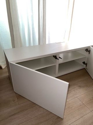 Mueble TV Besta Ikea Blanco