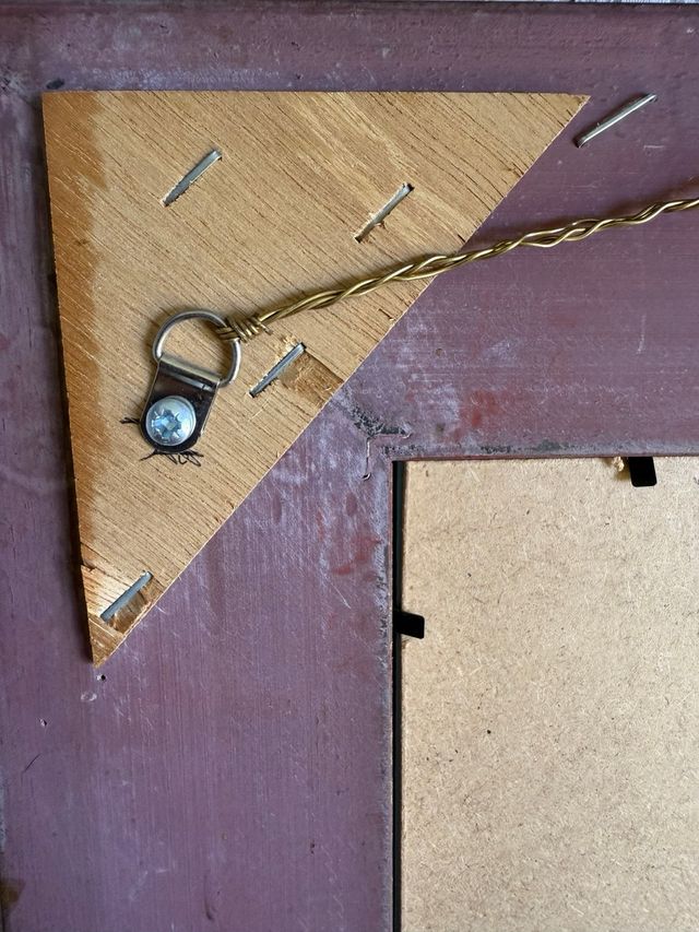 Espejo Vintage de marco de Madera