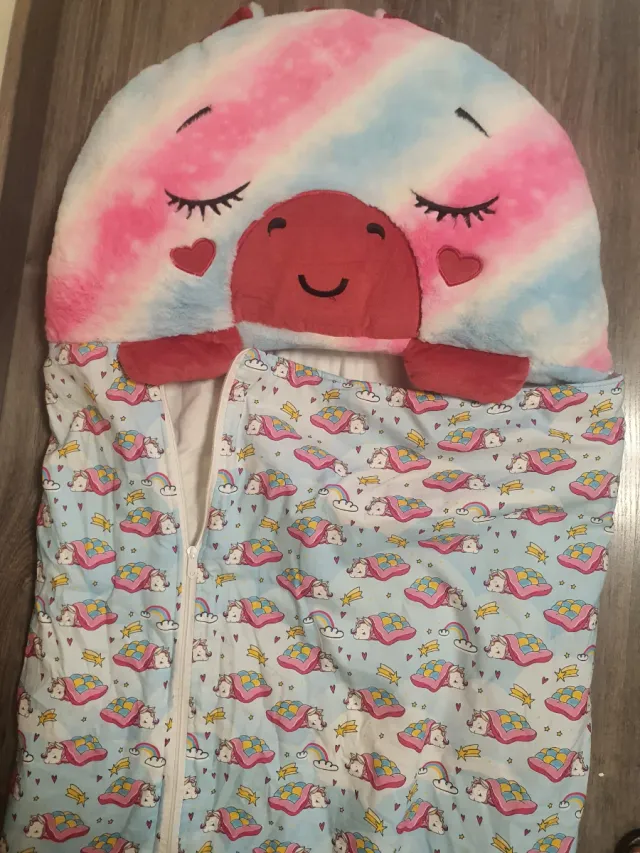 Saco de dormir unicornio arcoíris tipo Dormiloco