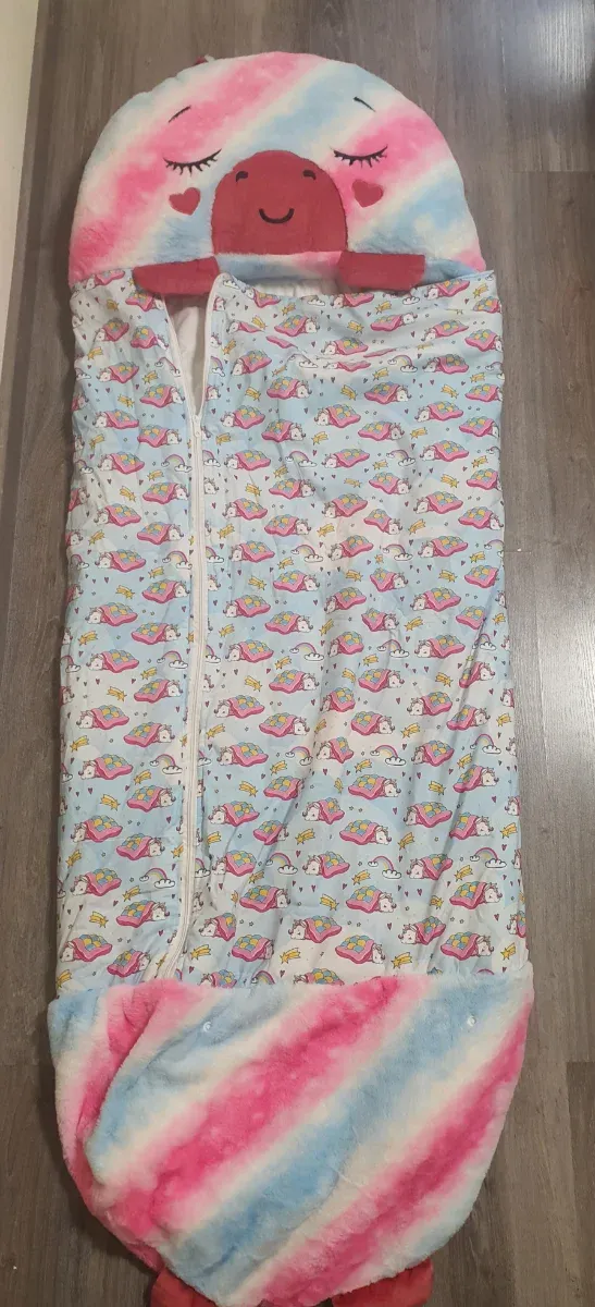 Saco de dormir unicornio arcoíris tipo Dormiloco