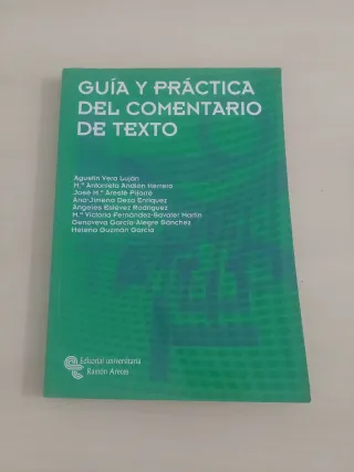 Guía y práctica del comentario de texto