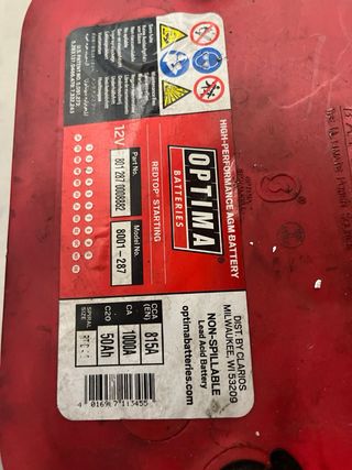 Batería Optima Red Top 815A