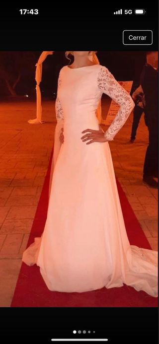 Vestido de Novia Rosa Clará Blanco