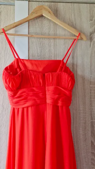 Vestido fiesta rojo tirantes M