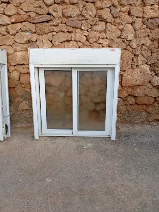 Ventanas aluminio corredera blanca

