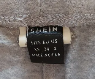 Lote 2 Mallas Lefties y Shein Talla XS Gris y Negr
