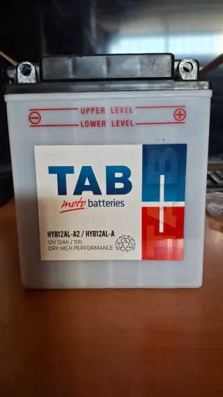 Batería Moto TAB HYB12AL-A2/HYB12AL-A 12V 12Ah